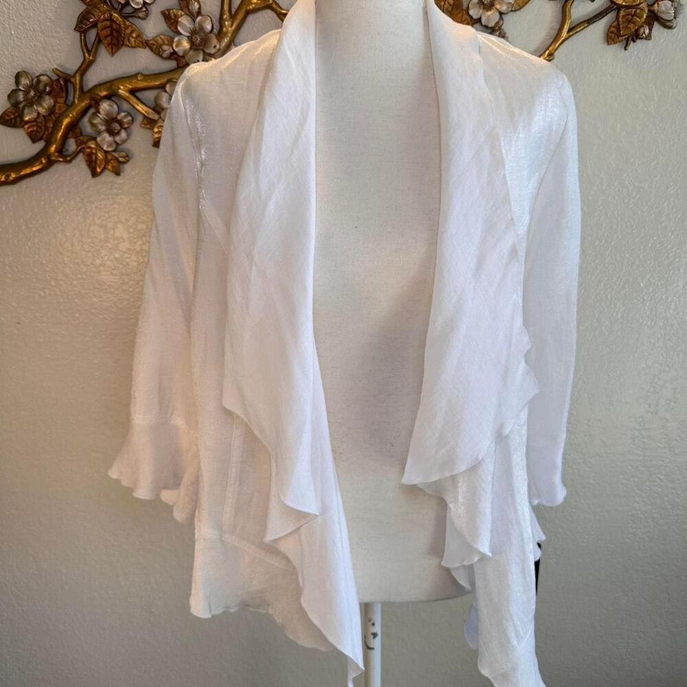 Ruby-rd Women's White Cardigan
